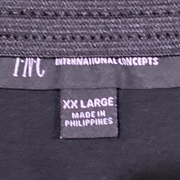 INC International Concepts Black Zip Front Mini-Skirt - Picture 4 of 8